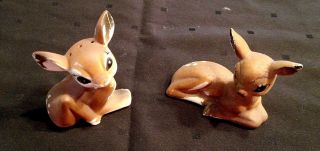 Vintage Fawns Salt And Pepper Shakers