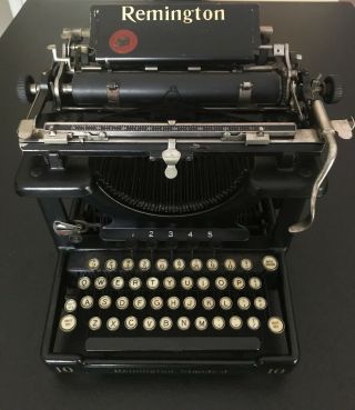 Vintage Remington Standard Typewriter No.  10 -