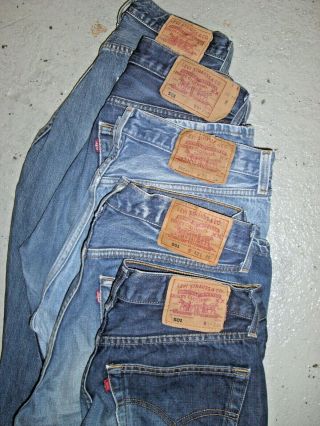Vintage Levi 501 Blue Denim Jeans