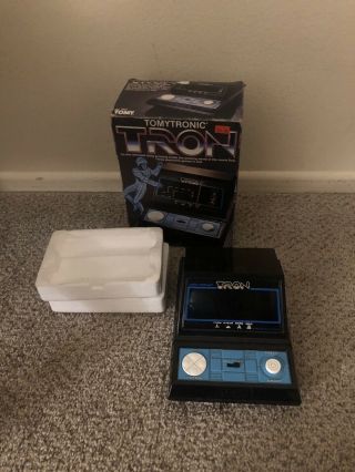 Vintage 1981 Tomytronic Tron Tabletop Handheld Video Game Beautifully