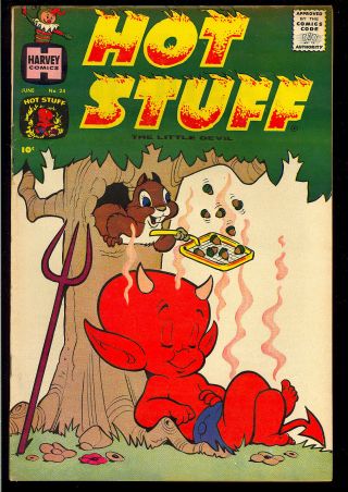 Hot Stuff The Little Devil 24 Silver Age Harvey Comic 1960 Fn - Vf