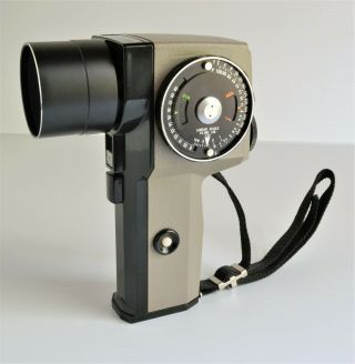 Vtg Pentax Spotmeter V Exposure Meter With Wrist Strap,  Cap & Case