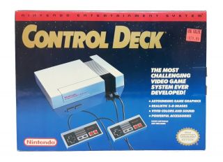 Vintage Nintendo Nes Control Deck 1991 - Complete - Great - 81320a