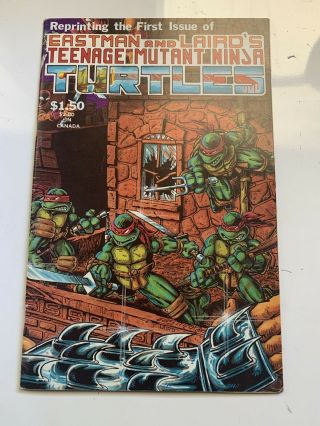 Teenage Mutant Ninja Turtles 1 (1984,  Mirage) - 4th Print - Rare Vf