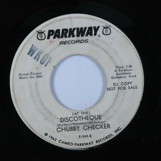 Northern Soul 45 Chubby Checker (at The) Discotheque Parkway Promo Hear