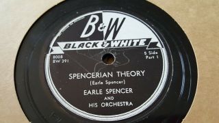 EARL SPENCER AND HIS ORCHESTRA PROGRESSIONS IN BOOGIE BLACK AND WHITE 799 - 801 3