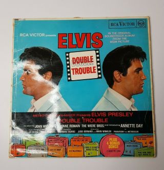 Elvis Presley - Double Trouble 1967 1st Release Rca Victor Rd - 7892 Mono Red Dot