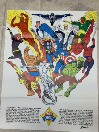 1973 Steranko Marvel Foom Poster