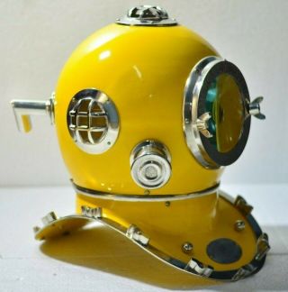 Antique Vintage Scuba Divers Diving Helmet Us Navy Mark V Deep Marine Diver Gift