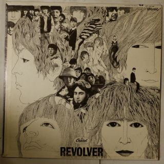 The Beatles 1966 Revolver St 2576 Stereo Vg,  Vinyl Lp Green Apple
