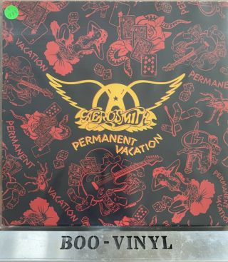 Aerosmith Permanent Vacation Vinyl Lp 1987 Pressing Wx126 Ex Con