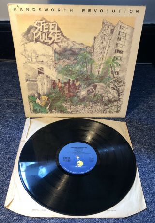 Rare - Steel Pulse - Handsworth Revolution Vinyl Lp Reggae Island Ilps 9502