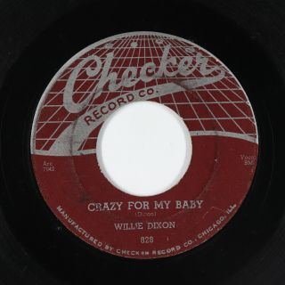 Blues 45 - Willie Dixon - Crazy For My Baby - Checker - Mp3