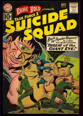 Brave And The Bold 37 (suicide Squad) (color Touch) Dc 1961 App.  Vg - Fn