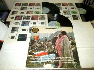 Woodstock Soundtrack 3 Lp Set Nm/ex - Us Cotillion Vinyl