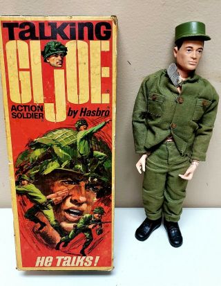 Vintage 1964 Talking Gi Joe By Hasbro W/ Box (works/original)