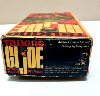 Vintage 1964 Talking GI Joe By Hasbro w/ Box (Works/Original) 3