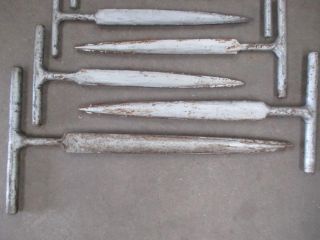 Wire splicing tools,  fids,  set of twelve,  vintage,  man shed 2