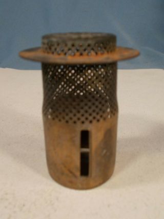 Vintage Brass B&H Bradley & Hubbard Oil Lamp Flame Spreader pat 1894 2