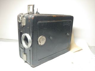 Devry 35 Mm Motion Picture Cine Camera Lunch Box Metal Camera Vintage