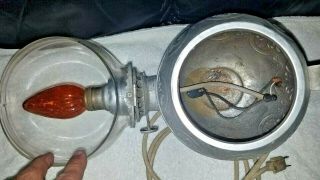 Antique Angle Mfg Co oil lamp electrified 3