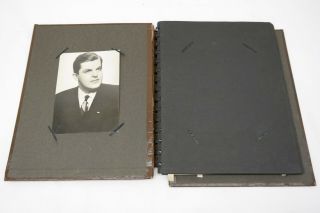 Vintage Personal Scrapbook of Leonard B Smith 1942 1943 SN 3