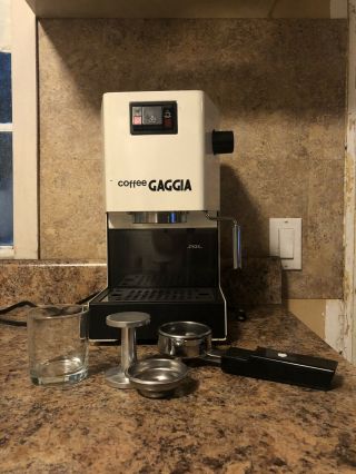 Coffee Gaggia Espresso Machine - Gaggia Classic Vintage White