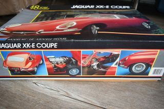 Monogram 1/8 Scale Jaguar XK - E Coupe Model Car Kit Complete - See Details Kit 2612 3