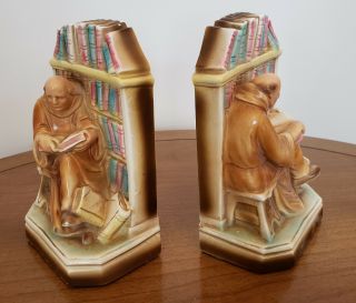 Bookends - Monk/priest In Library