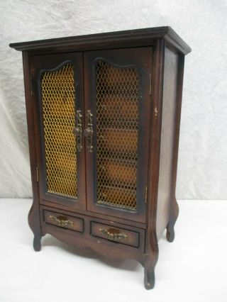 Vintage Price Japan 7 Drawer Jewelry Chest Cabinet Music Box 16.  5 " X 11 " X 7.  5 "