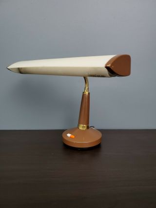 Vintage Mid Century Modern Desk Lamp Industrial Light Back To School Atomic