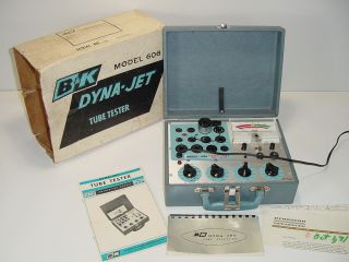 Vintage B&k Dynascan Dyna - Jet Model 606 Tube Tester Checker Fixer Project