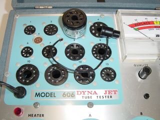 Vintage B&K Dynascan Dyna - Jet Model 606 Tube Tester Checker Fixer Project 3