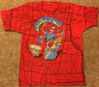 Grateful Dead T Shirt Vintage 1991 Msg King Kong York City Official Gdm Xl