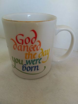 Abbey Press Mug God Danced The Day You Were Made You Rainbow Colored