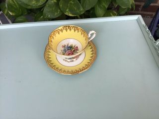 Rare Vintage Tea Cup And Saucer Queen Anne 1930’s