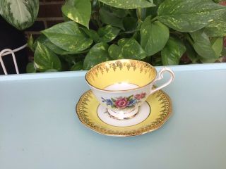 Rare Vintage Tea Cup and Saucer Queen Anne 1930’s 2