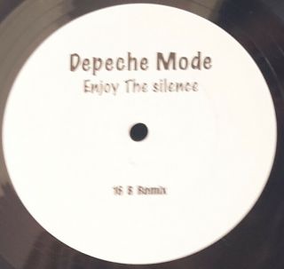 Depeche Mode - Enjoy The Silence / Cinderella 12 " Sg White Label 2004 Uk