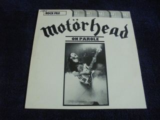 Motorhead - On Parole 1979 Uk Lp United Artists 1st