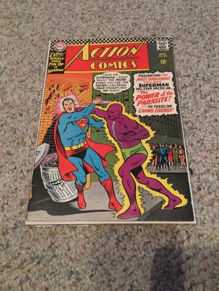 Action Comics 340 - First Appearance Of Parasite,  Silver Age Key