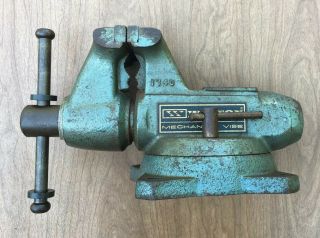 Wilton 1740 Swivel Base Mechanics Vise - 4 " Jaws - Pipe - Anvil - Vintage Tool