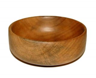 Maui Plumeria By Cole Small Crafted 4.  5 " Wood Bowl
