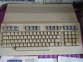 Vintage Commodore 128 Personal Computer Model C128 with Power supply - 2