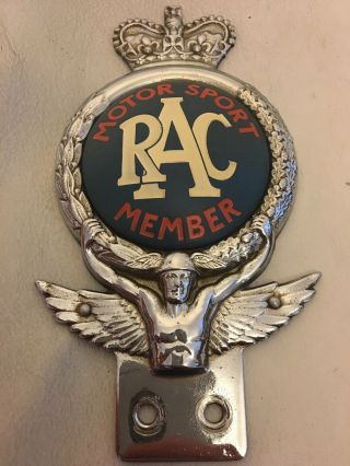 Vintage Rac Motor Sport Member Badge Club