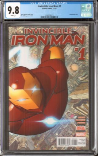 Invincible Iron Man 1 (marvel Comics,  2015) Cgc 9.  8