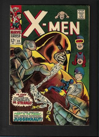 Comics X Men 33 (vf -) Vs Juggernaut Dr Strange Appearence