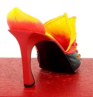 Just the Right Shoe PASSION ' S FLAME Shoe Miniature Figurine 3