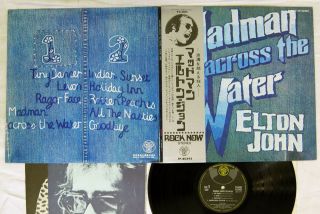 Elton John Madman Across The Water Djm Fp - 80393 Japan Obi Vinyl Lp