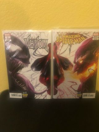 The Spider - Man 800/ Venom 1 Midtown Exclusive Connecting Cover