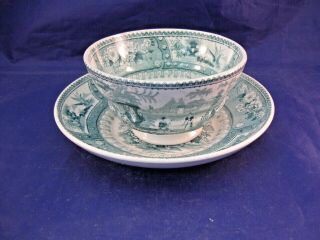 Antique Cup And Saucer By T.  Mayer - Longport - Canova - Detailed